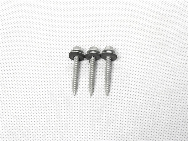 Hex head self tapping screw with bonded washer